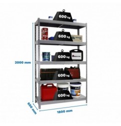 ECOFORTE 1206-5 METAL GRIS/GALVA