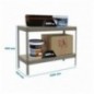 ECOFORTE 1207-2 CHIPBOARD 900 GRIS/MADERA