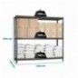 ECOFORTE 1207-3 CHIPBOARD 1500 ANTRACITA/MAD