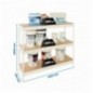 ECOFORTE 1207-3 CHIPBOARD BLANCO/MADERA