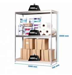ECOFORTE 1207-3 CHIPBOARD GALVA/MADERA