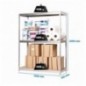 ECOFORTE 1207-3 CHIPBOARD GALVA/MADERA
