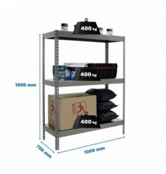 ECOFORTE 1207-3 METAL 1500 GRIS/GALVA