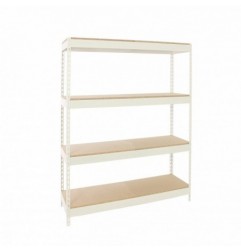 ECOFORTE 1207-4 CHIPBOARD BLANCO/MADERA