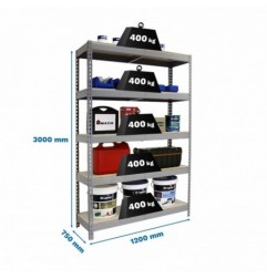 ECOFORTE 1207-5 CHIPBOARD 3000 GRIS/MADERA