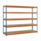ECOFORTE 1207-5 CHIPBOARD AZUL/NARANJA/MADER