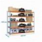 ECOFORTE 1207-5 CHIPBOARD AZUL/NARANJA/MADER