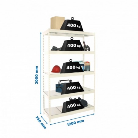 ECOFORTE 1207-5 METAL BLANCO/GALVA