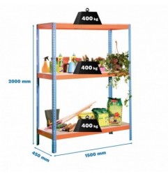 ECOFORTE 1504-3 AZUL/NARANJA
