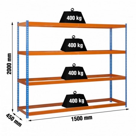 ECOFORTE 1504-4 AZUL/NARANJA