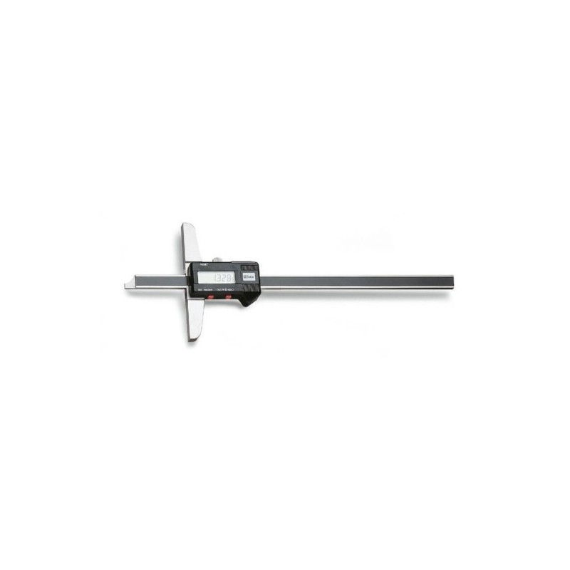 1657DGT/2 Calibres cursor de profundidad digital de acero inoxidable templado, en estuche de madera