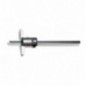 1657DGT/2 Calibres cursor de profundidad digital de acero inoxidable templado, en estuche de madera
