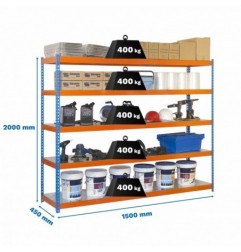 ECOFORTE 1504-5 METAL AZUL/NARANJA/GALVA