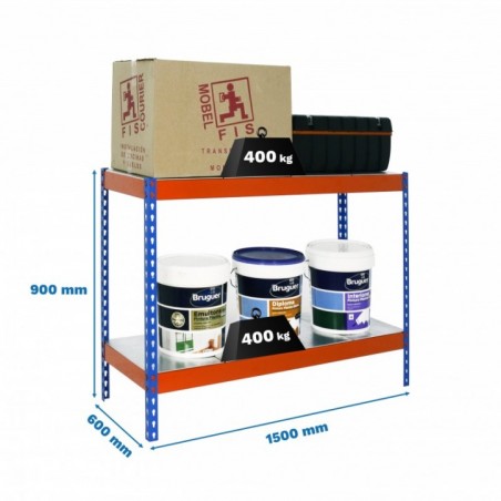 ECOFORTE 1506-2 METAL 900 AZUL/NARANJA/GALVA