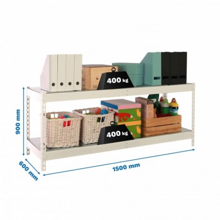 ECOFORTE 1506-2 METAL 900 BLANCO/GALVA