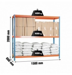 ECOFORTE 1506-3 CHIPBOARD AZUL/NARANJA/MADER
