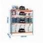 ECOFORTE 1506-4 CHIPBOARD AZUL/NARANJA/MADERA