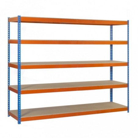ECOFORTE 1506-5 CHIPBOARD AZUL/NARANJA/MADERA