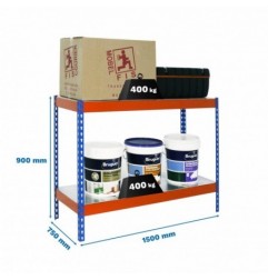 ECOFORTE 1507-2 METAL 900 AZUL/NARANJA/GALVA