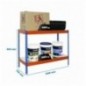 ECOFORTE 1507-2 METAL 900 AZUL/NARANJA/GALVA