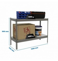 ECOFORTE 1507-2 METAL 900 GRIS/GALVA