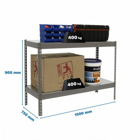 ECOFORTE 1507-2 METAL 900 GRIS/GALVA