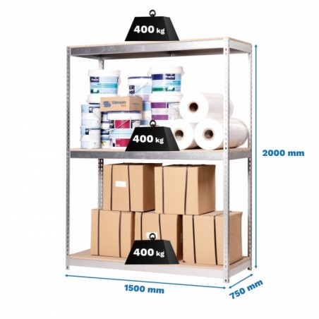 ECOFORTE 1507-3 CHIPBOARD GALVA/MADERA