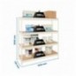 ECOFORTE 1507-4 CHIPBOARD BLANCO/MADERA