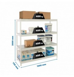 ECOFORTE 1507-4 METAL BLANCO/GALVA