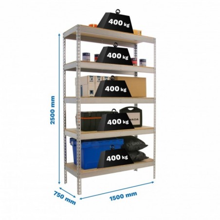 ECOFORTE 1507-5 CHIPBOARD 2500 GALVA/MADERA