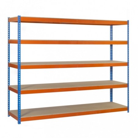 ECOFORTE 1507-5 CHIPBOARD AZUL/NARANJA/MADERA