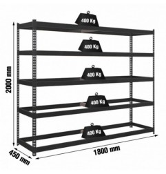 ECOFORTE 1804-5 ANTRACITA/ANTRACITA