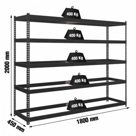 ECOFORTE 1804-5 ANTRACITA/ANTRACITA