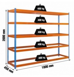 ECOFORTE 1804-5 AZUL/NARANJA