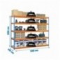 ECOFORTE 1804-5 CHIPBOARD AZUL/NARANJA/MADERA