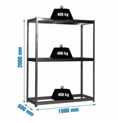 ECOFORTE 1806-3 ANTRACITA/ANTRACITA