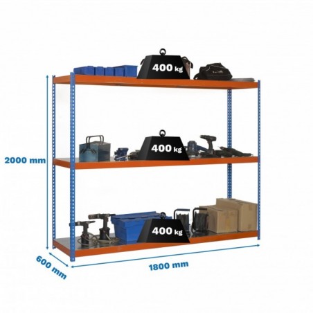 ECOFORTE 1806-3 METAL AZUL/NARANJA/GALVA