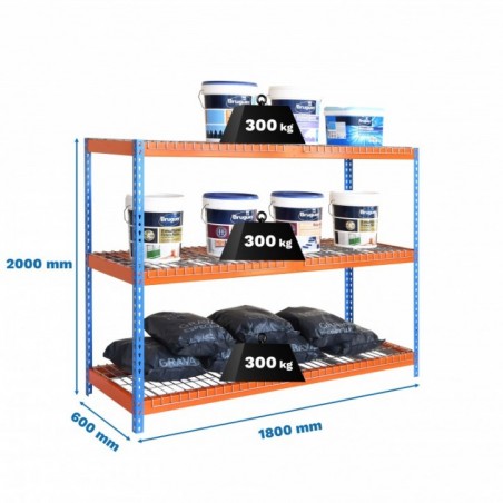 ECOFORTE 1806-3 REX AZUL/NARANJA