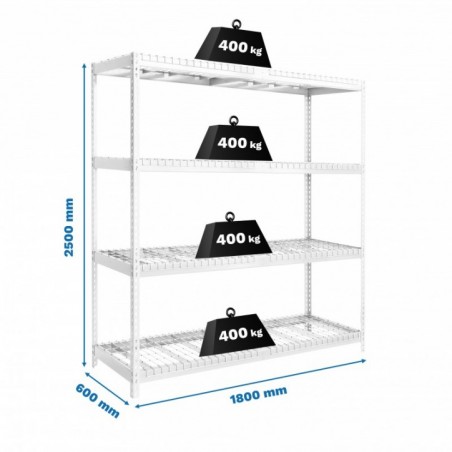 ECOFORTE 1806-4 2500 REX BLANCO
