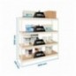 ECOFORTE 1806-4 CHIPBOARD BLANCO/MADERA