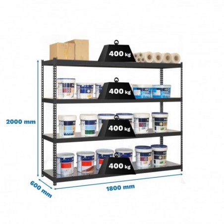 ECOFORTE 1806-4 METAL ANTRACITA/GALVA