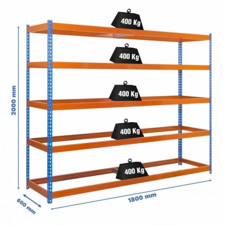ECOFORTE 1806-5 AZUL/NARANJA