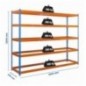 ECOFORTE 1806-5 AZUL/NARANJA