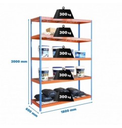 ECOFORTE 1806-5 REX AZUL/NARANJA