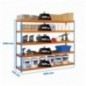 ECOFORTE 1807-5 METAL AZUL/NARANJA/GALVA