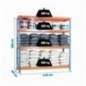 ECOFORTE 2104-4 CHIPBOARD AZUL/NARANJA/MADERA