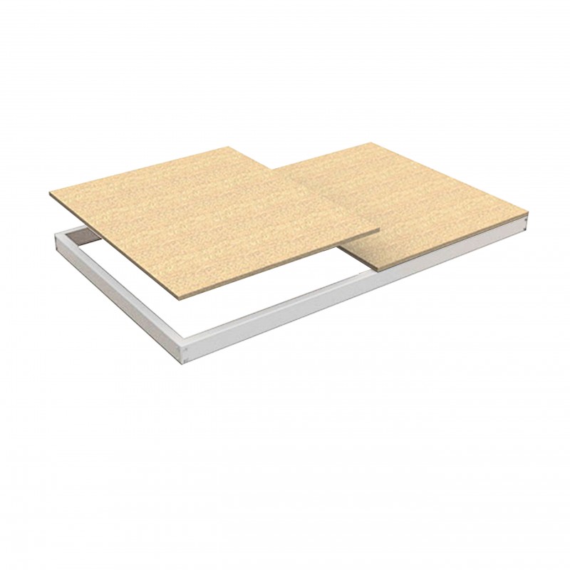 ECOFORTE EA 1206 CHIPBOARD BLANCO/MADERA