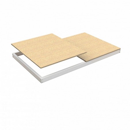 ECOFORTE EA 1206 CHIPBOARD BLANCO/MADERA