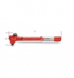 606MQ/50 Llave dinamométrica de resorte con carraca reversible, aislada