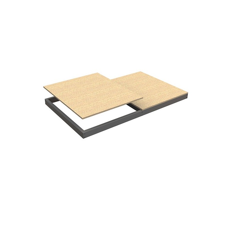 ECOFORTE EA 1806 CHIPBOARD GRIS/MADERA